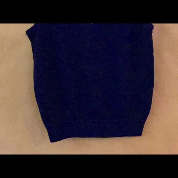 Vintage St John Knit Tank Top Blue Very Small Summer - Picture 2 of 8